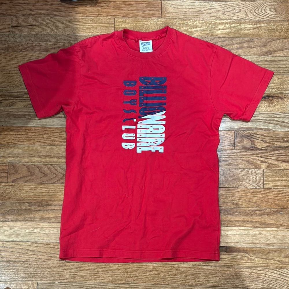 Billionaire Boys Club Red Short Sleeve Tee